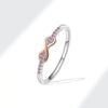 Wholesale Women's Copper Zirconium Ring Electroplated Versatile Style