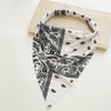 Wholesale Women's Cotton Geometric Artistic Headscarf Hair Belt Triangle Scarf