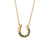 Wholesale Women's Creative Personality Pendant Necklace Stainless Steel Electroplated 18K Gold Horseshoe U Shaped