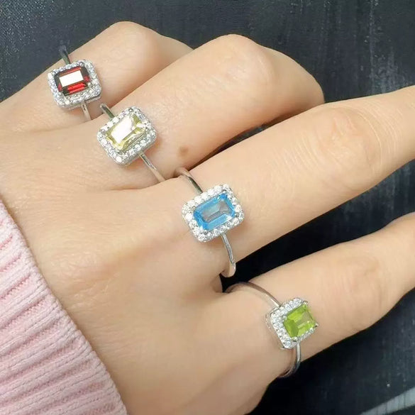 Wholesale Women's Crystal And 925 Sterling Silver Geometric Style Necklace Pendant Set With Gems And Cross Chain