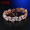 Wholesale Women's Crystal Bracelet With Drop Shape Made Of Environmental Protection Copper And Glass