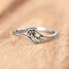Wholesale Women's Cute Cat Claw Heart Copper Ring With Electroplating
