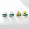 Wholesale Women's Cute Fresh Simple Fashion S925 Sterling Silver Garden Vegetable Earrings With Electroplating