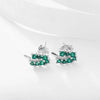 Wholesale Women's Cute Fresh Simple Fashion S925 Sterling Silver Garden Vegetable Earrings With Electroplating