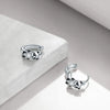 Wholesale Women's Cute Panda Ear Earrings Copper Animals Zodiac Dripping Glue