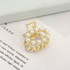 Wholesale Women's Cute Pearl Rhinestone Side Hair Clip Hair Accessories With Electroplating Treatment