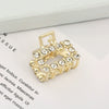 Wholesale Women's Cute Pearl Rhinestone Side Hair Clip Hair Accessories With Electroplating Treatment