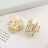 Wholesale Women's Cute Pearl Rhinestone Side Hair Clip Hair Accessories With Electroplating Treatment