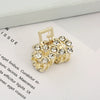 Wholesale Women's Cute Pearl Rhinestone Side Hair Clip Hair Accessories With Electroplating Treatment