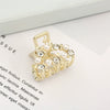 Wholesale Women's Cute Pearl Rhinestone Side Hair Clip Hair Accessories With Electroplating Treatment