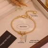 Wholesale Women's Cute Virgin Pendant Bracelet With Real Gold Plated Environmentally Friendly Copper Microinlay Jewelry Accessories