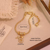Wholesale Women's Cute Virgin Pendant Bracelet With Real Gold Plated Environmentally Friendly Copper Microinlay Jewelry Accessories