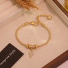 Wholesale Women's Cute Virgin Pendant Bracelet With Real Gold Plated Environmentally Friendly Copper Microinlay Jewelry Accessories