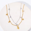 Wholesale Women's Denim Pendant Necklace Copper Mixed Gem Inlay Geometric Horseshoe Cowboy Hat Electroplating