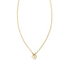 Wholesale Women's Diamond Design Heart Shaped 925 Silver Cross Chain Necklace