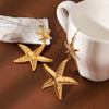 Wholesale Women's Diamond Geometric Star Stainless Steel Earrings