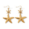 Wholesale Women's Diamond Geometric Star Stainless Steel Earrings