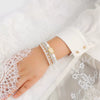 Wholesale Women's Diamond Original Design Titanium Steel Bracelets