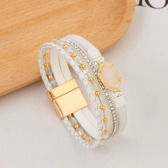 Wholesale Women's Diamond Original Design Titanium Steel Bracelets