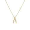 Wholesale Women's Diamondembedded Geometric Herringbone Pendant Cross Chain Necklace S925 Sterling Silver