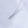 Wholesale Women's Diamondencrusted Animal Zodiac Fish Pendant Necklace In Sterling Silver With Cross Chain