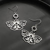 Wholesale Women's Diecast Electroplated Animal Butterfly Asymmetric Earrings