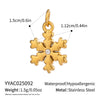 Wholesale Women's Diy Jewelry Pendant Ocean Style Seahorse Koi Conch Stainless Steel Electroplated Waterproof And Non Fading With Animal Patterns