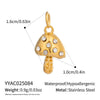 Wholesale Women's Diy Jewelry Pendant Ocean Style Seahorse Koi Conch Stainless Steel Electroplated Waterproof And Non Fading With Animal Patterns