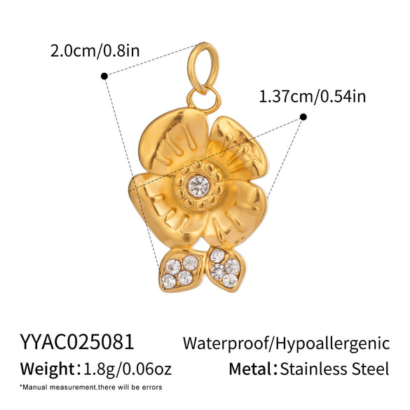 Wholesale Women's Diy Jewelry Pendant Ocean Style Seahorse Koi Conch Stainless Steel Electroplated Waterproof And Non Fading With Animal Patterns