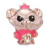 Wholesale Women's Diy Loose Beads Bracelet With Cartoon Animal Pendant Made Of Alloy Metal With Totem Pattern And Electroplating Treatment