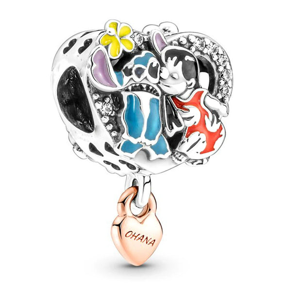 Wholesale Women's Diy Loose Beads Bracelet With Cartoon Animal Pendant Made Of Alloy Metal With Totem Pattern And Electroplating Treatment
