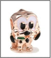 Wholesale Women's Diy Loose Beads Bracelet With Cartoon Animal Pendant Made Of Alloy Metal With Totem Pattern And Electroplating Treatment