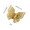 Wholesale Women's Double Layer Hollow Butterfly Claw Clip Hairpin Jewelry Ps Material Baking Varnish Treatment