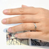Wholesale Women's Double Layer Hollow Cross Ring Jewelry Copper Geometric Zircon Inlay