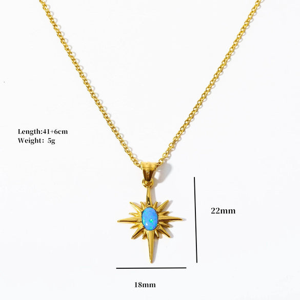 Wholesale Women's Doublelayer Asymmetrical Pearl Light Zircon Necklace With Geometric Pattern Copper Chain And Titanium Steel Pendant Electroplated In 18K Gold Color Preservation