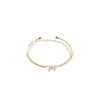 Wholesale Women's Doublelayer Colorful Insectpatterned Copper Electroplated Pearl Bracelet Jewelry