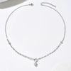 Wholesale Women's Doublelayer Heart Pendant Stainless Steel Goldplated Necklace With Vacuum Plating In The Furnace Minimalist Style