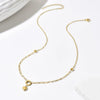 Wholesale Women's Doublelayer Heart Pendant Stainless Steel Goldplated Necklace With Vacuum Plating In The Furnace Minimalist Style