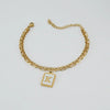 Wholesale Women's Doublelayer Stainless Steel Letter Bracelet With Electroplating Featuring Letters Numbers And Text