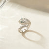 Wholesale Women's Dragon Scale Snakeshaped Open Ring Copper Electroplated Jewelry