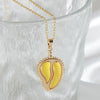 Wholesale Women's Durable Fruit Shaped Copper Necklace With Electroplating And O Word Chain