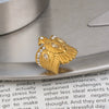 Wholesale Women's Eagle Pattern Stainless Steel Ring With Pvd Furnace Vacuum Real Gold Plating Niche Style Finger Jewelry Accessories