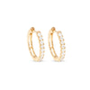 Wholesale Women's Earrings Copper Plated With Real Gold Geometric Heart Shape Zircon Micro Inlay Trendy Retro Light Luxury