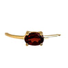 Wholesale Women's Eggshaped Colorful Diamond Zircon Ring Goldplated Brass Jewelry