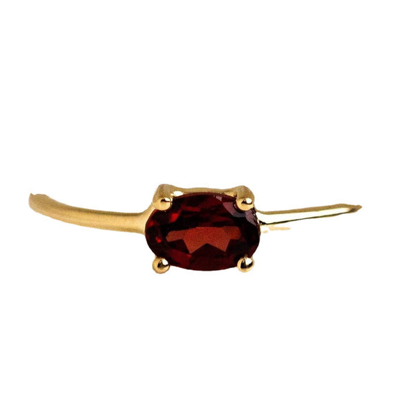 Wholesale Women's Eggshaped Colorful Diamond Zircon Ring Goldplated Brass Jewelry