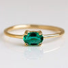 Wholesale Women's Eggshaped Colorful Diamond Zircon Ring Goldplated Brass Jewelry