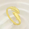 Wholesale Women's Electroplated Environmentally Friendly Copper Animal Shape Manta Ray Open Ring Accessories