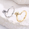 Wholesale Women's Electroplated Environmentally Friendly Copper Animal Shape Manta Ray Open Ring Accessories