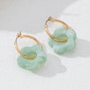 Wholesale Women's Electroplated Geometric Acrylic And Resin Earrings