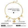 Wholesale Women's Electroplated Geometric Stainless Steel And Titanium Steel Necklace Regular Chain Sweater Chain Accessories
